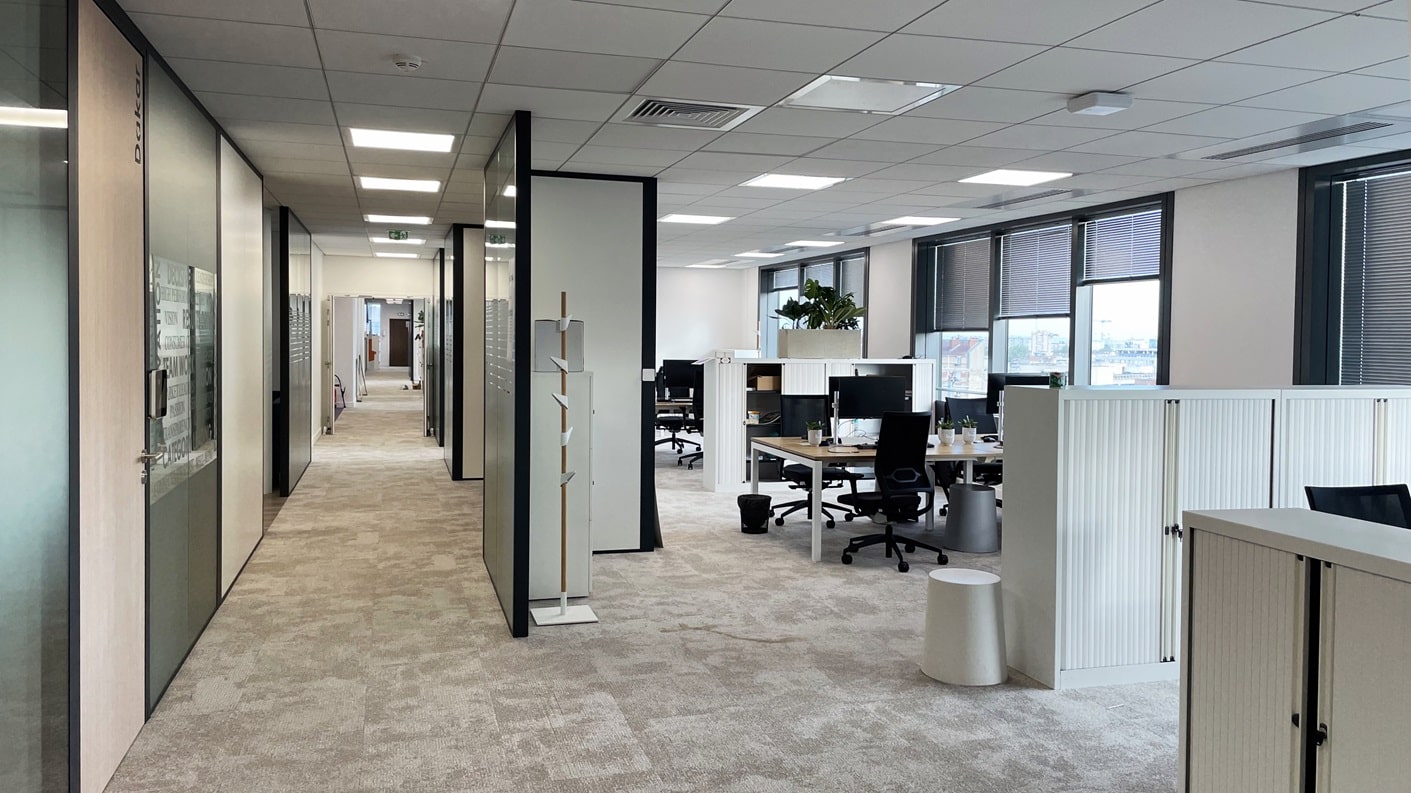Plateau de bureaux réaménagé par Evidence pour Perrigo